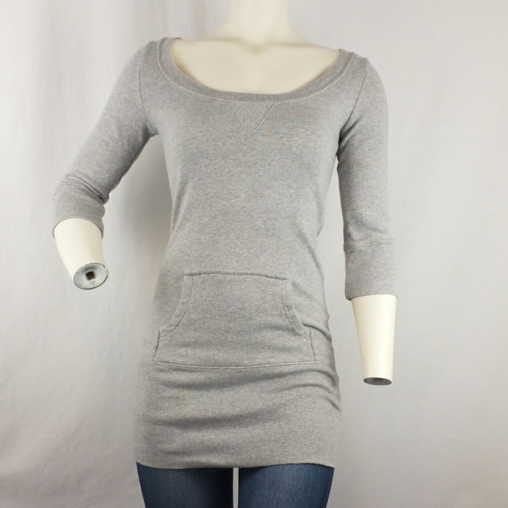 Gray & Sparkles I Heart Ronson Sweatshirt Dress XS